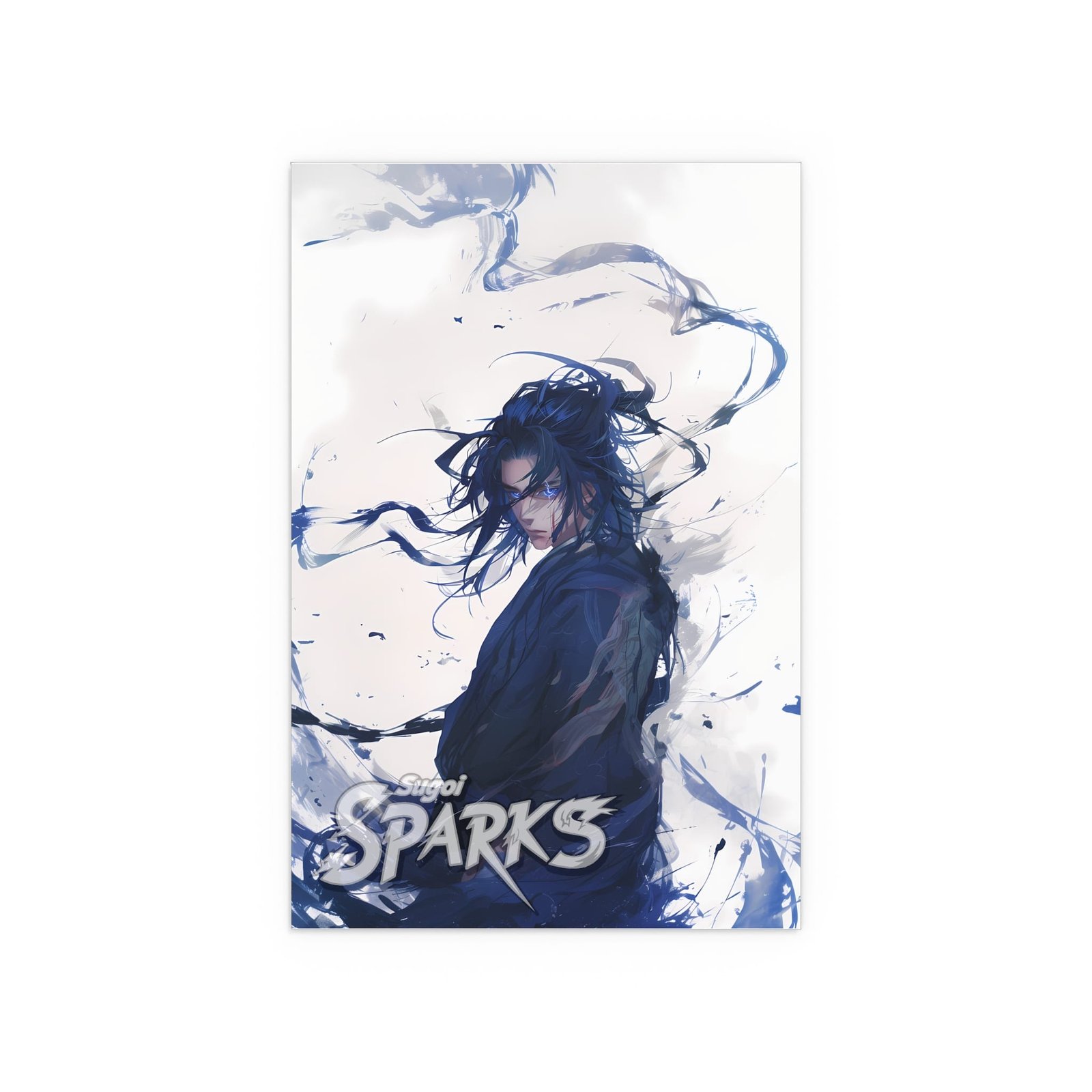 Azure Rift Ronin - Silk Poster