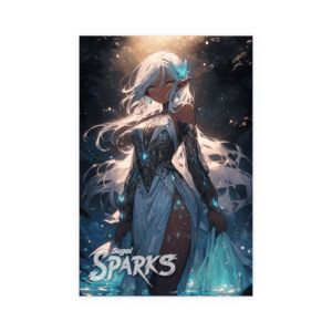 The Verdant Huntress - Silk Poster 14 Frostlight Elven Queen - Silk Posters