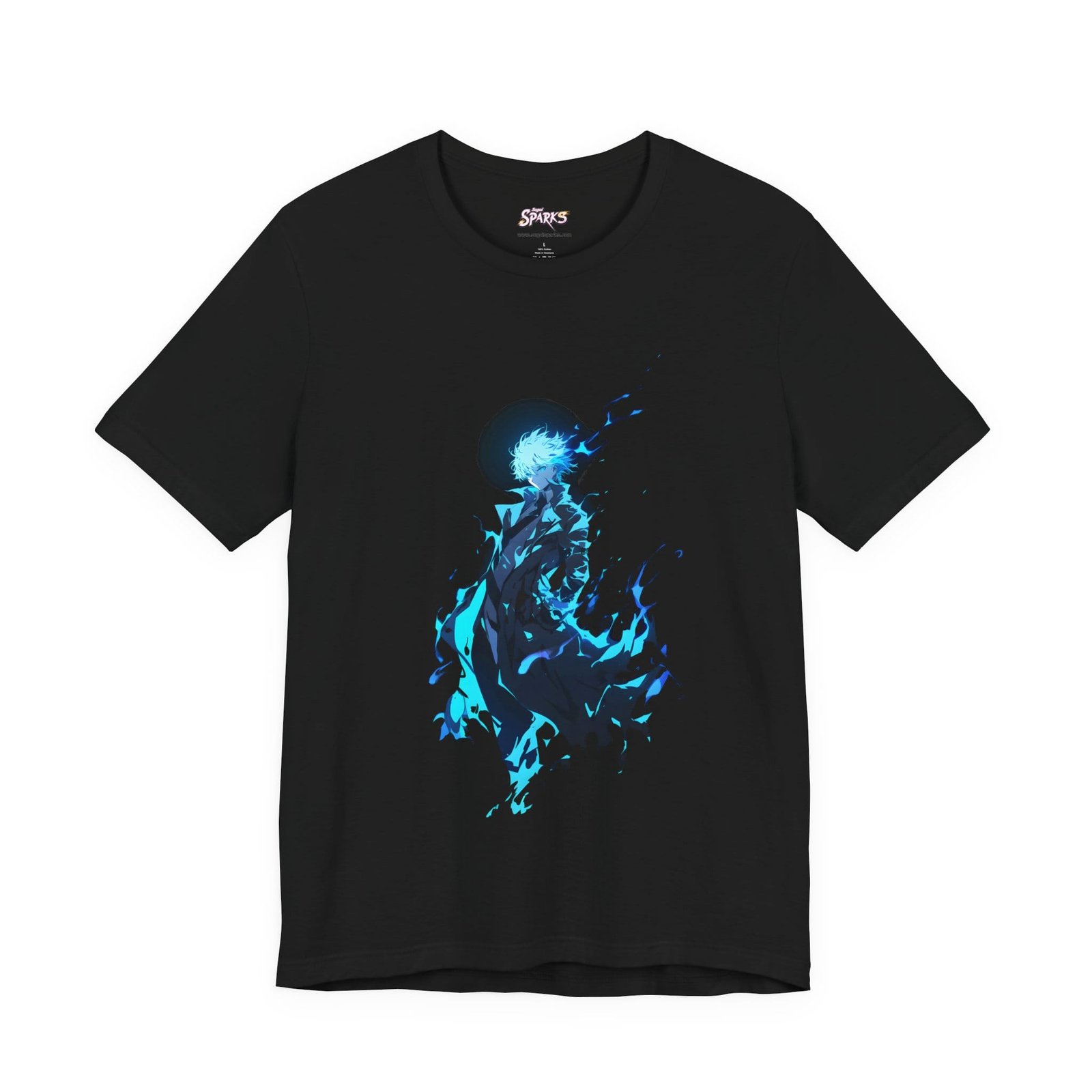 Blue Flamed Detective - T-shirt